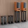 Floor Speaker Stands Pair, Speaker Stands with Metal Steel Floor Standing, Speaker Stands Pair for Home Cinema Surround Sound System (9.8 * 11.8 * 27.6in) view 2
