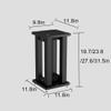 Floor Speaker Stands Pair, Speaker Stands with Metal Steel Floor Standing, Speaker Stands Pair for Home Cinema Surround Sound System (9.8 * 11.8 * 27.6in) view 3