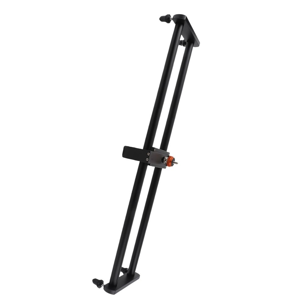 62cm Motorized Camera Slider, Camera Sliding Rail with 1/4in and 3/8in Threaded Hole, Panoramic Video Capture, Slider Smooth and Stable, Compatible with DSLR Camera