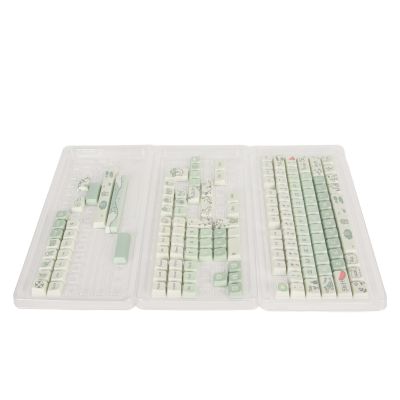 148 Key PBT Mechanical Keyboard Keycaps, Dye Sublimation Technique, Ergonomic Design, Vivid Colors, Custom DIY for PC Gaming (Frog)