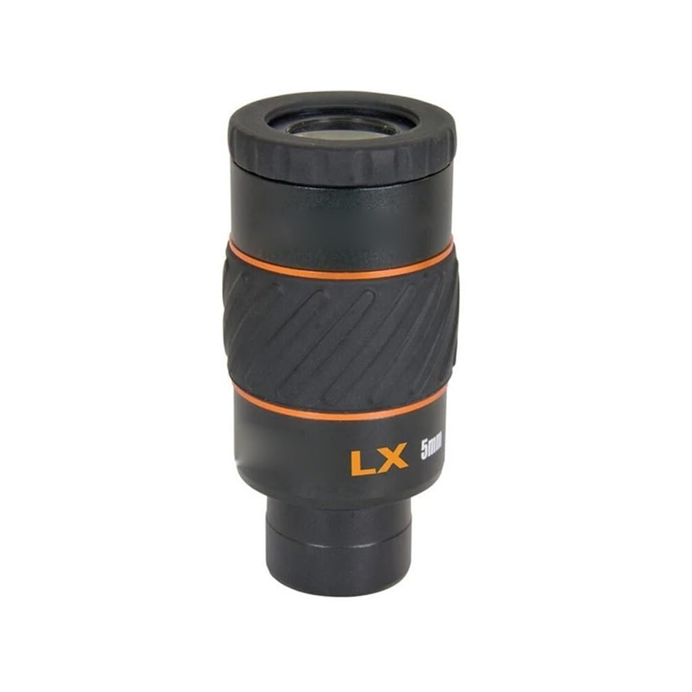 LX 2.3/5/7/9/12/18 / 25mm Eyepiece 60 Degree Wide Angle Telescope Planetary Eyepiece 1.25 "(5mm)