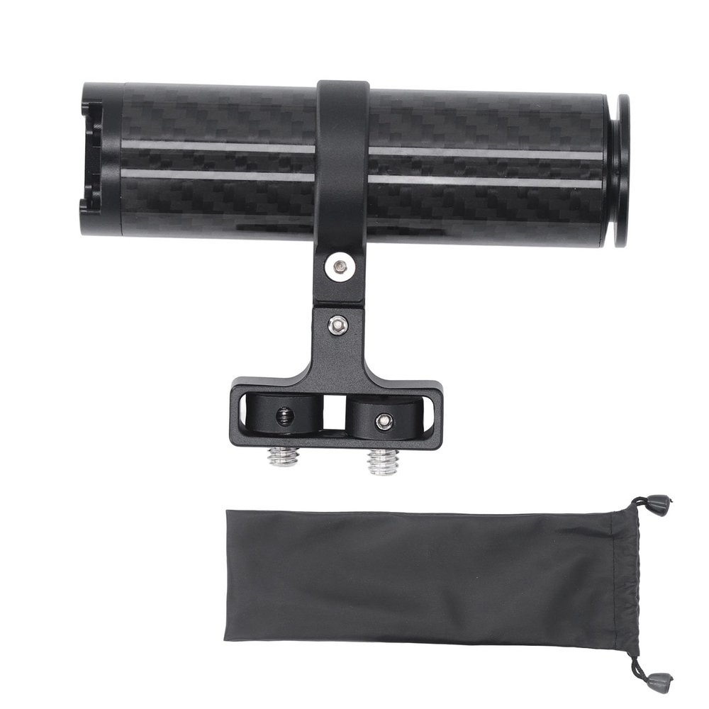 Camera Cage Handle, Universal Strong Load Bearing, Adjustable Spacing, Easy Disassembly, Carbon Fiber Material, Comfortable Grip, with Multi Expansion Interface, for Camera Cage A