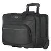 VEVOR 15.6 Inch Rolling Laptop Bag, Wheeled Briefcase Roller Computer Tote Bag with 2 Fixed Wheels & Telescoping Handle Laptop Case for Work Travel Business Office view 1