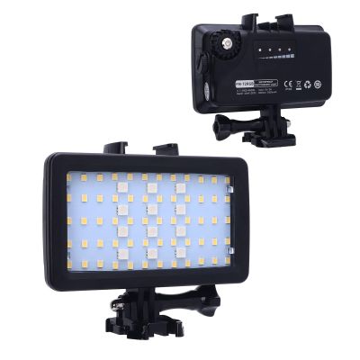 Underwater Lights Dive Light, 130ft Underwater LED Video Light RGB Fill Light, 5000 to 6000K Dimmable, for DSLR Action Cameras
