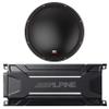 Audiosavings Bundle: 512-02 12" 500 Watt Peak/250 Watt RMS SVC 2-ohm Car Audio Subwoofer Sub Bundle with KTA-30MW 600 Watt Mono Amplifier Class-D Amp for Polaris RZR/ATV/UTV/Cart (2 Items) view 1