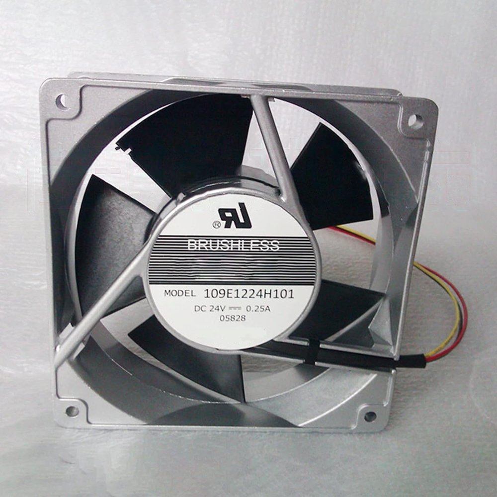 109E1224H101 DC24V 0.25A 12038 3-Wire 120x120x38mm 12cm Inverter Cooling Fan