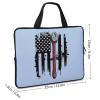 American Flag Mechanic Wrench Laptop Case Laptop Bag Laptop Sleeve with Handle Computer Case Carrying Cover 12inch view 2