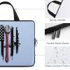 American Flag Mechanic Wrench Laptop Case Laptop Bag Laptop Sleeve with Handle Computer Case Carrying Cover 12inch view 3