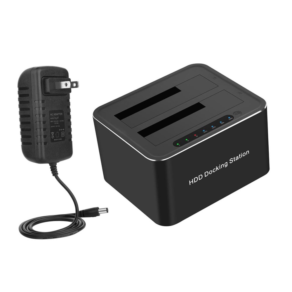 Veemoon to USB Hard Drive Dock with Offline Cloning Supports Ssd Play Uasp Compatible Fast Transfer Rate Us Plug