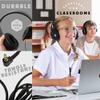 Sonitum Classroom Headphones-Bulk 10-Pack, with Microphone Student On Ear Comfy Swivel Earphones for Library, School, Airplane, Kids-for Online Learning and Travel, HQ Stereo Sound 3.5mm Jack (Black) view 2