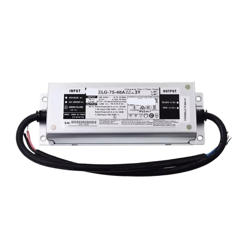 Beectfwerf ELG-75 Series ELG-75-12A-3Y ELG-75-24A-3Y ELG-75-36A-3Y ELG-75-48A-3Y LED Constant Current Drive 12/24/36/4(ELG-75-24A-3Y)