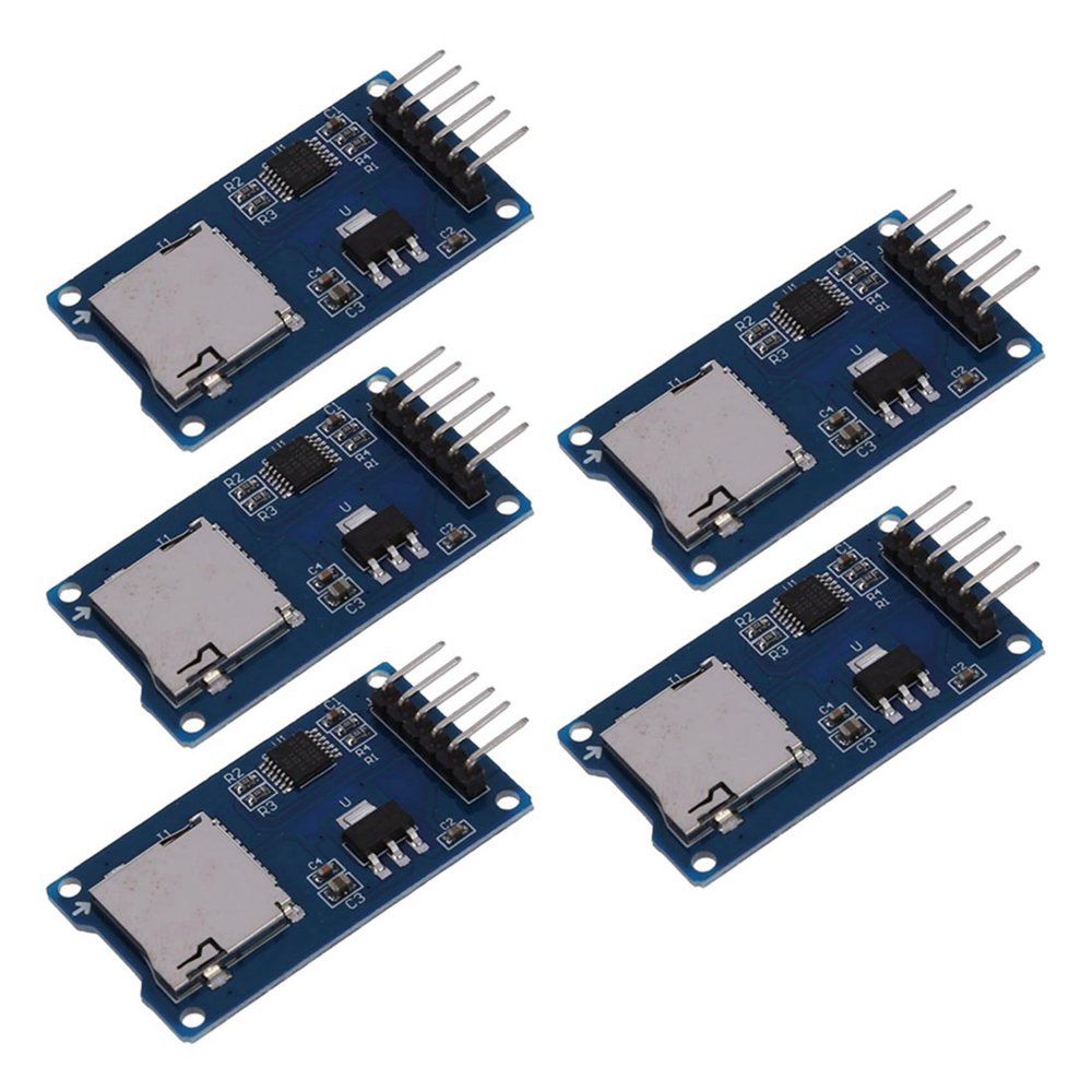 Tassteen 5X SPI Reader Mini SD Memory Card TF Memory Card Shield Module for