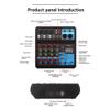 Tassteen A5 Live SoundCard Mixing Console Mixer for Live Streaming DJ Audio Equipment Professional Audio 5Channel Sound Mixer(US) view 4