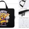 Bee Happy Laptop Case Laptop Bag Laptop Sleeve with Handle Computer Case Carrying Cover 12inch view 3
