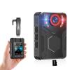 dgtenk Body Camera with Audio and Video Recording - 1080 FHD Body Cam with IR Night Vision, 128GB Bodycam for Law Enforcement, Security Work, Outdoor Sport, Walking Dogs, Vlogging view 1