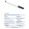 Tassteen RGB Handheld Light Wand 20W LED Light Stick Dimmable 2700K-7500K Photography Lighting Tube Light with Remote US Plug view 4