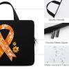Awareness Orange Ribbon Laptop Case Laptop Bag Laptop Sleeve with Handle Computer Case Carrying Cover 10inch view 3