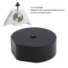 ASHATA Mini Tripod Adapter, Universal Aluminum Alloy Tripod Mount Adapter for Rectangular Dish, Satellite Mount Bracket Adapter with 1/4 Inch Threaded (Black) view 2