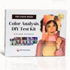 Color Analysis Draping Kit  Find Your Season at Home | DIY Color Analysis | 36 Face Frames + Step-by-Step Guide | 12-Season System | Chromawings view 1