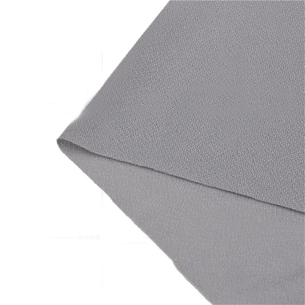 XNQOUS Speaker Grill Cloth 1.6x0.5m Speaker Box Mesh Grille Dust Cloth Polyester Fabric Acoustic Filter Protective(Silver)