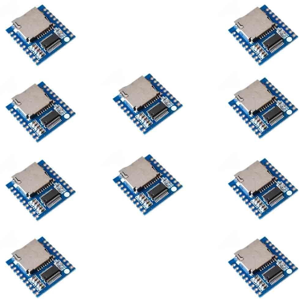 10pcs XY-V17B Serial Port Control Voice Module microcontroller IO Control SD/TF Board