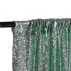 LQIAO Photo Studio Backgrounds-Mint Green 4ftx10ft Sequence Backdrop Curtain -1 Panel view 2