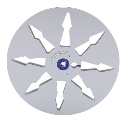 1/4 7 in Empty Tape Reel, Reel to Reel Tape Recorder, 8 Holes, Aluminum Alloy, for NAGRA, for ReVox Studer, for BASF Reel to Reel Recorder (Silver)