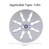1/4 7 in Empty Tape Reel, Reel to Reel Tape Recorder, 8 Holes, Aluminum Alloy, for NAGRA, for ReVox Studer, for BASF Reel to Reel Recorder (Silver) view 4