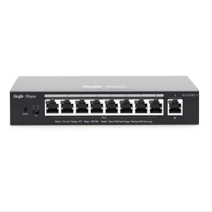 Reyee RG-ES209GC-P 9-Port GbE Smart PoE+ Switch
