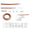 ROBAUN 1Meter RG316 Brown Transparent OD 2.5 Coaxial Cable Wire view 2