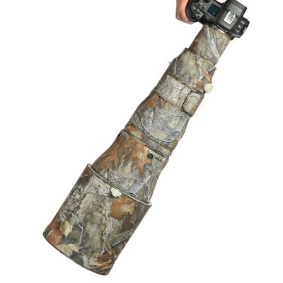 CHASING BIRDS Lens Camouflage Waterproof Coat for Canon EF 600mm F4 L is USM Rainproof Lens Protective Cover Version IV (Forest Camouflage, with Extender EF 1.4X)