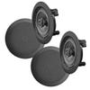 Pyle 2 Pack Dual 6.5 Inch Speaker System, in Wall and in Ceiling Stereo Sound, Black view 1
