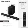 Samsung B-Series Soundbar HW-B630F 3.1 ch DTS Virtual:X Soundbar with Subwoofer (2025 Model) One Remote Control, Voice Enhance Mode, Adaptive Sound view 2