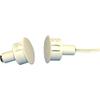 180-12WG-B 3/4" Steel Door Recessed Switch Set, Wide Gap, 10W, 200VDC, 0.40A, Closed Loop, N/O, A, and UL 10C Fire Rated, Brown view 1