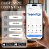 THINNFOK Mini Handheld Printer,Portable Quick Dry Inkjet Printer,1.02 Inch Print Height on Paper,Wood,Plastic,Metal, Clothes,APP for Customized Designs,Text,Barcodes,QR,Pictures,Logo,Label view 4