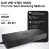Dell WD19TBS Thunderbolt Docking Station with 180W AC Power Adapter (130W Power Delivery) + HDMI Cable + DisplayPort Cable + Thunderbolt Cable + Microfiber Cloth Included view 3