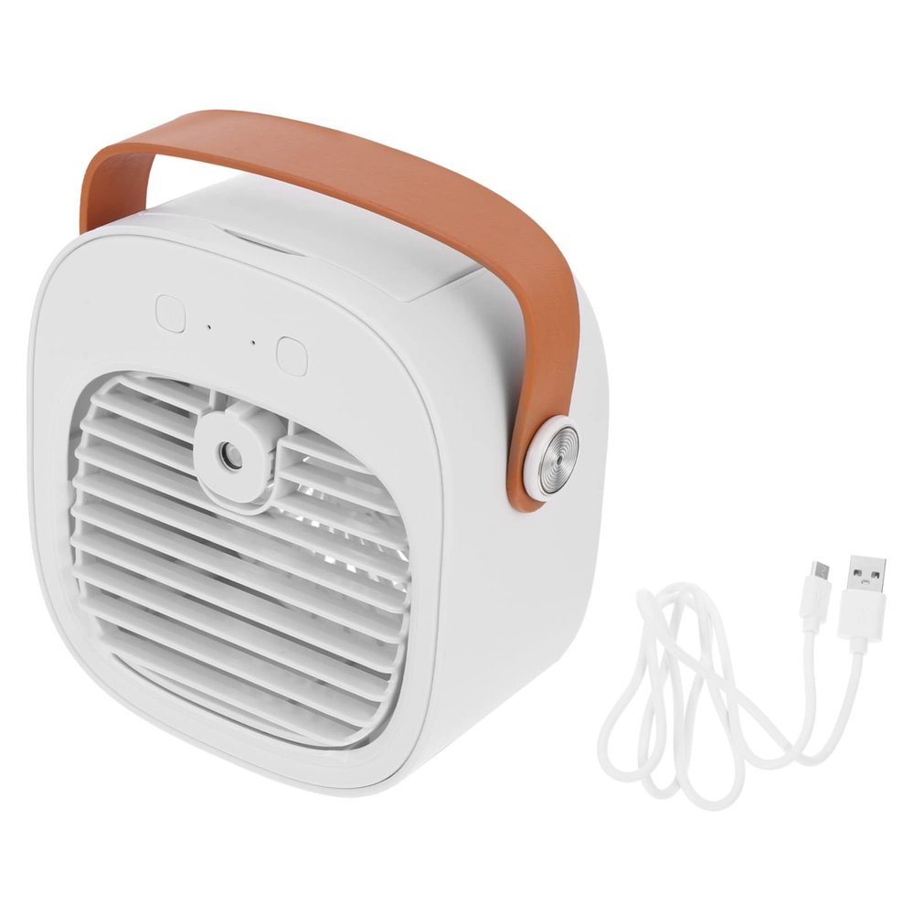 Alipis 1set Usb Rechargeable Table Cooling Fan Speeds Air Cooler for Office Home and Dorm Use Low-noise Design for Better Sleep and Comfort