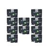 10 Pack Black On White Label Tape 12mm 8m Fits Label Makers Compatible TZS231 view 1