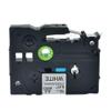 10 Pack Black On White Label Tape 12mm 8m Fits Label Makers Compatible TZS231 view 3