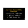 LCDBros Replacement Screen for Toshiba Satellite P755-SP5101L 40 Pins HD 1366x768 Glossy LED LCD with Tools view 3