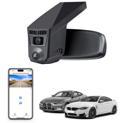 Mangoal 4K Dash Cam for BMW 4-Series Gen1 F32 F33 F36 2014 2015 2016 2017 2018 2019 2020 M4 F82 F83(Model C), OEM Style, 2160P UHD Video, WiFi & APP, 64GB Card