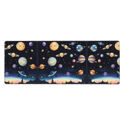 Saturn Jupiter Earth Prints Extra Large Mouse Pad 12x31.5in for Office, Gaming, and Learning - Durable, Comfortable, and Environmentally Friendly