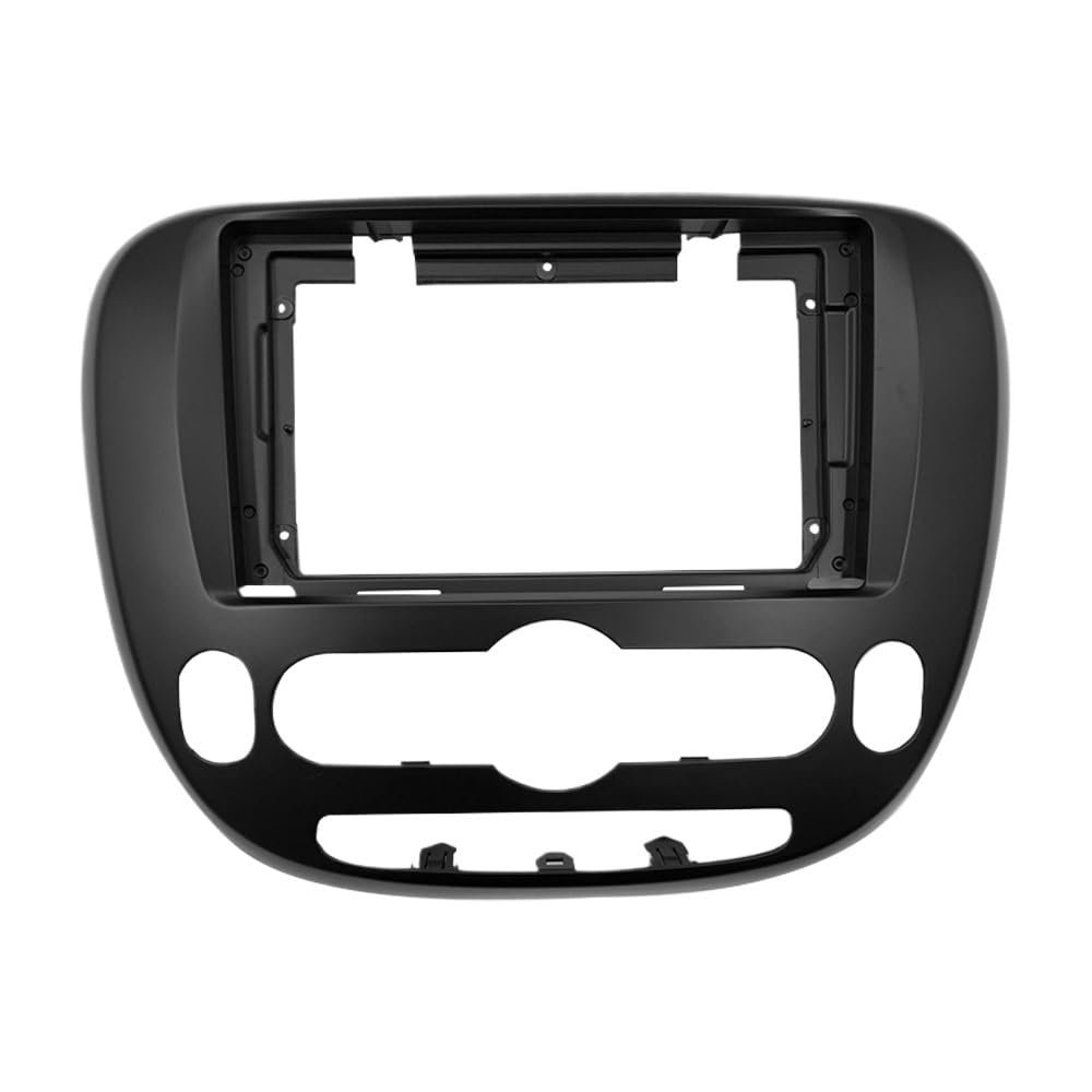 Car Interior Accessories Audio Frame 9 Inch/Fit For Kia Soul 2014-2018 Dual DVD Audio Player Stereo Car Radio Fascia Frame 2DIN Install Panel Dashboard Trim Kit