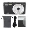 16X Digital Zoom Camera with 4K 44MP Resolution, Shock Proof Plastic Housing, 2.8in Screen for High Definition Photography (Black) view 1