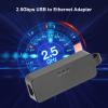 Nutriess Switch Ethernet Adapter 2.5Gbps USB to Ethernet Adapter USB 3.0 to 10M 100M 1000M 2.5Gbps Wired LAN Network Adapter for Gaming Desktop view 2