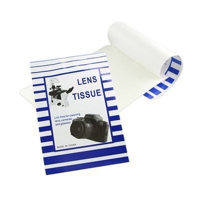 JOEBO Microscope Kit 100 PCS Wipes Microscope Camera Lens Cleaning Paper (White) Microscope Lens Adapters