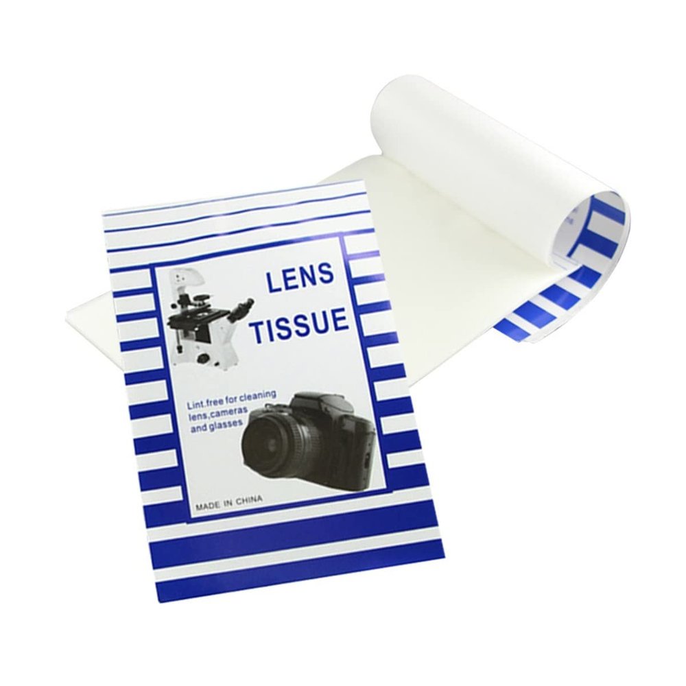JOEBO Microscope Kit 100 PCS Wipes Microscope Camera Lens Cleaning Paper (White) Microscope Lens Adapters