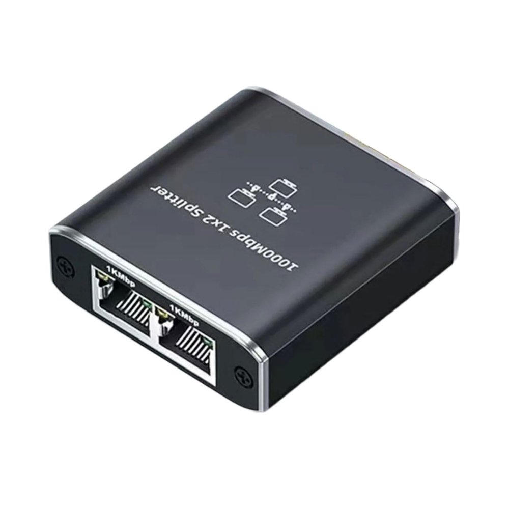 PLCPDM Highly Speed Gigabit Networking Splitter RJ45 Port Expander Gigabit Ethernet Splitter for Home Office Stable Connection
