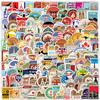 200Pcs World Travel Stickers Pack, Vacation Sticker Famous City Landmark Waterproof Vinyl Travel Luggage Stickers for Suitcases Water Bottle Laptop Car Bike Scrapbooking view 1