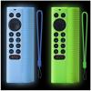 2Pack Gavyqier Silicone Protective Cover fits NVIDIA Shield TV Pro/4K HDR Remote Controller Series Anti-Slip Shockproof Glow in The Dark Glow Green&Glow Blue view 1